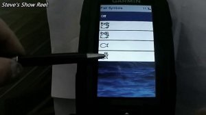 #garmin striker Vivid 4CV tutorial Use the fish symbol, see the fish on your screen  