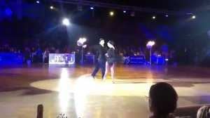 Бальные танцы. Пара- призеры международных соревнований.