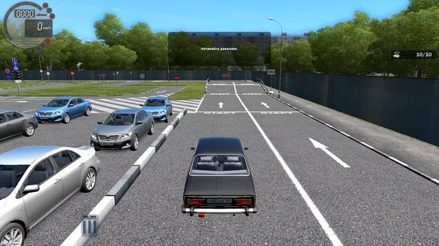 City Car Driving | Прохождение карьеры | Снова экзамен