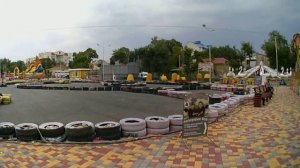 Крым Евпатория АВАНГАРД - ПАРК РАЗВЛЕЧЕНИЙ днём и вечером