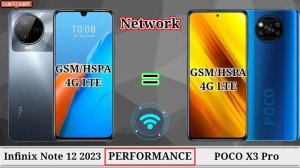 INFINIX NOTE 12 2023 vs POCO X3 PRO | Feature and Specification #infinix #poco