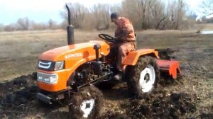 Мой первый .Очень не японский минитрактор -Уралец 180