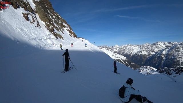 Sölden Skifahren Skiing, Red1+Red4+Blue1a, Sceneries, Landschaften, Gaislachkogl Ski Area, Зельден
