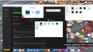 Some of the application components are missing from the Application directory