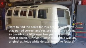 21 Window 1966 Deluxe Volkswagen bus full restoration