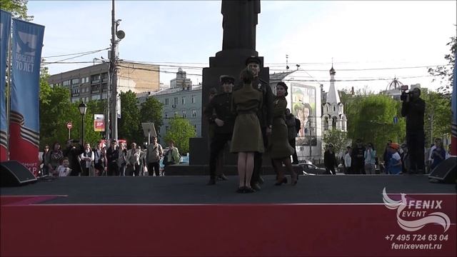 Заказать военные танцы на праздник 9 мая День Победы в Москве - номер танго Утомленные солнцем.MP4
