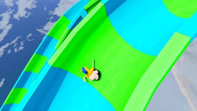 SHINCHAN AND FRANKLIN TRIED THE LONGEST WATER SLIDE FROM SKY IN GTA 5 смотреть онлайн