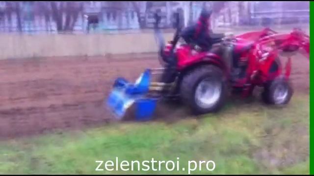 Культивация почвы трактором смотреть онлайн
