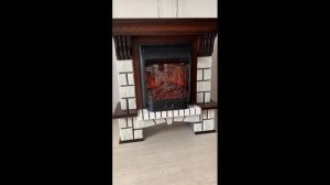 Электрокамин RealFlame Stone с очагом Majestic Lux Black Античный дуб