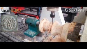 Фрезерный 4-х осевой станок по дереву с вращательным механизмом SEKIRUS P2630M-1325-03