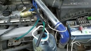 Замена масла через щуп насосом омывателя ГАЗ