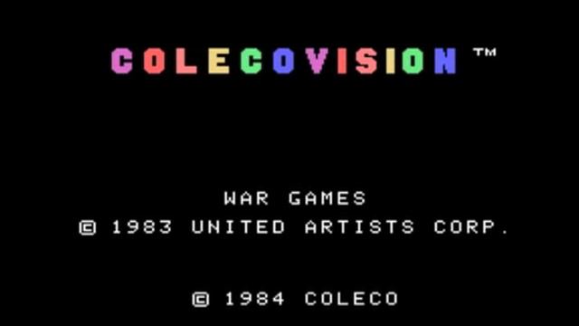 WarGames - ColecoVision (Coleco 1984) - Video Games Based on Movies