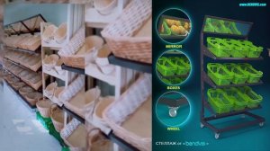 Стеллаж для овощей и фруктов