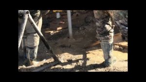 Процесс бурения скважины до воды, полный цикл