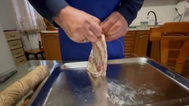 Копчёная грудинка в домашних условиях – мясо в коптильне – Рецепт от « Гурман Джан » – Ապխտած միս