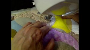 Как создать лоскутный узор из кругов. Рисунок стежки для кругов