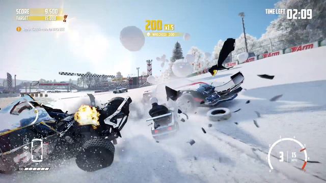 Wreckfest.  Tournament Challenge - Snowball Run. смотреть онлайн