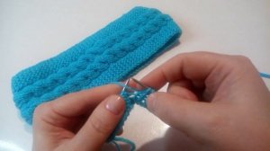 КАК СВЯЗАТЬ ПОВЯЗКУ НА ГОЛОВУ СПИЦАМИ