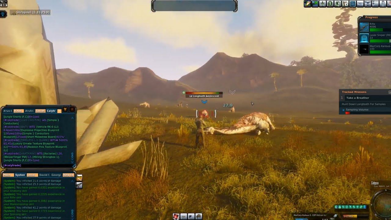 Entropia Universe. Полгода свит на 500 пед и миграция продолжаем до упора!