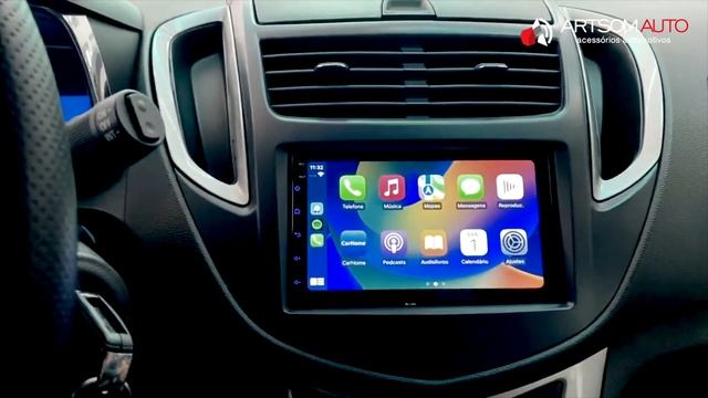 Chevrolet Tracker LT 2016 - Central Multimidia Pionner 7 polegadas com Apple CarPlay e Android Auto смотреть онлайн