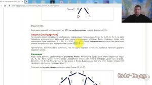 ЕГЭ по информатике 2021 - Задание 4 (Условие Фано)