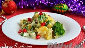 Салат из огурцов и апельсинов