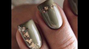Идеи для маникюра с фольгой