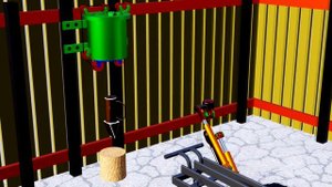 Дровокол - вертикальный, полиспастовый, механический, пружинный, компактный, переносный. Homemade.