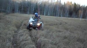 На квадроцикле по болоту Ольга