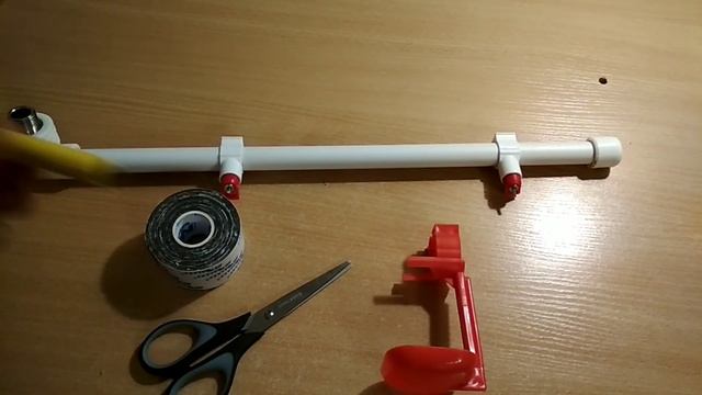 Ниппельная поилка для птиц. Сборка. Установка каплеуловителя. Nipple drinker for birds.