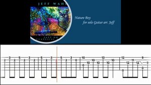 Nature Boy for Solo Guitar by arr. Jeff（Transcription）