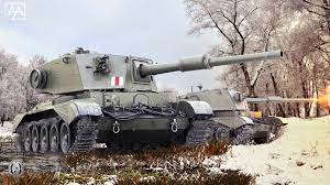 Британская ПТ САУ 8 ур. Charioteer на локации Вестфильд в 2023г.