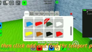 How To Use Teleportation pad On obby creator (Roblox)