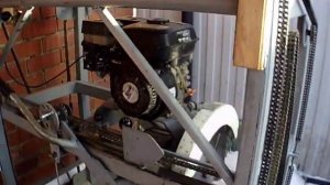 Угловая пилорама с Бензиновым ДВС часть 2