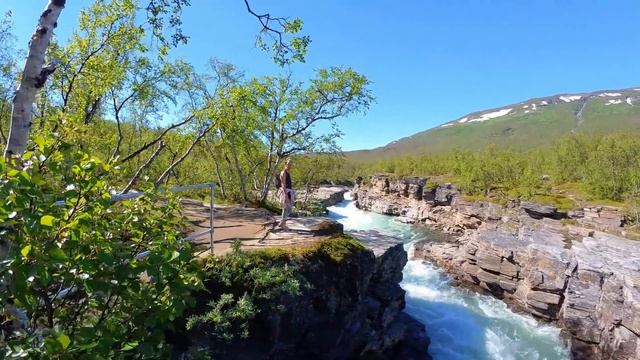 SCHWEDISCH LAPPLAND - ABISKO NATIONALPARK - SCHWEDEN mit dem WOHNMOBIL - Lets get otter here - E 4