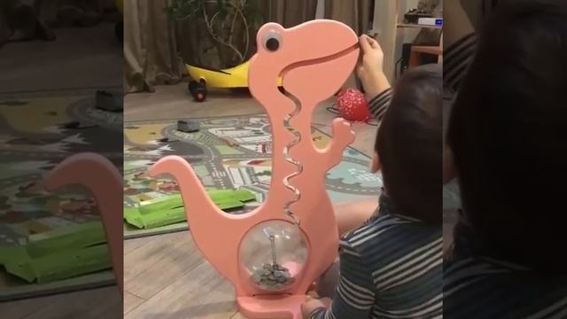 Дино-копилка - веселая копилка для детей смотреть онлайн