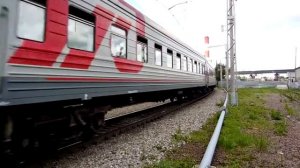 Электровоз ЧС2К-827 (ТЧЭ-6) со скорым поездом №116Й Москва - Уфа.