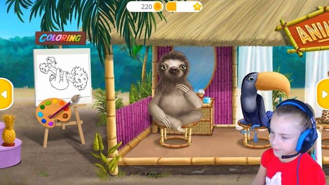 Летние игры для девочек и мальчиков Салона красоты на пляже смотреть онлайн