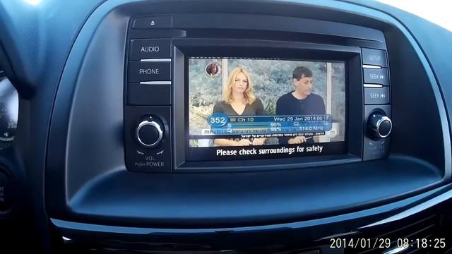 Digital TV DVBT in Mazda CX-5 смотреть онлайн