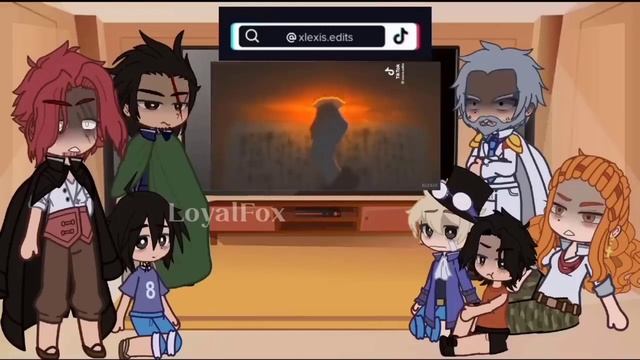 ?Luffys family react to Luffy future  Gacha Club One piece react Compilation?