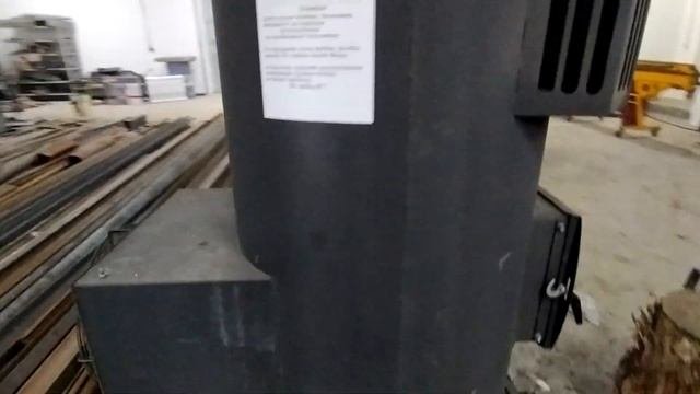 Бюджетное отопление цеха на дровах DRAGON TG-30
