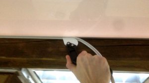 Шпатель для монтажа гарпунной вставки. Как это работает. Быстро и легко.