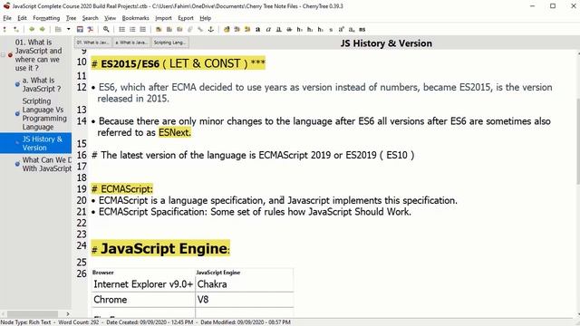 What is JavaScript | ECMAScript | ES6 | History & Version of JavaScript and where can we use it??01