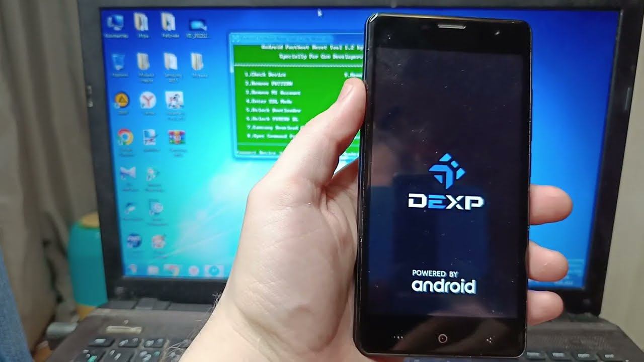 FRP Dexp ES950, как разблокировать забытый аккаунт после сброса настроек смотреть онлайн