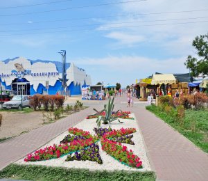 Ейск: пляж Каменка, район Дельфинария