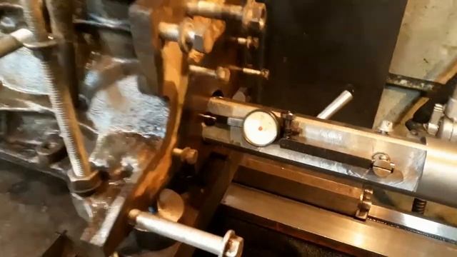 Расточка коренных постелей блока цилиндров