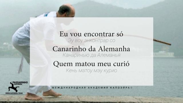 EU VOU ENCONTRAR SÓ Canarinho da Alemanha - Capoeira song - ABADA-Capoeira смотреть онлайн