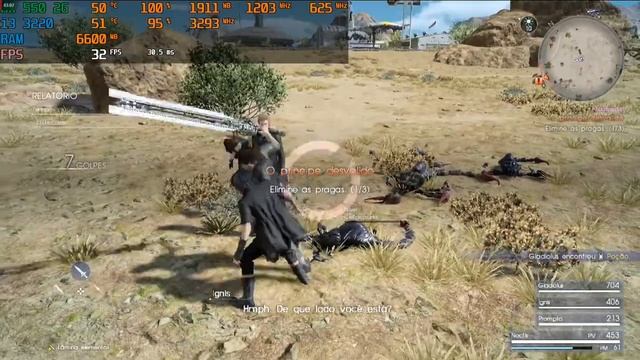 Test Final Fantasy Xv Rx 550 E I3 3220 смотреть онлайн