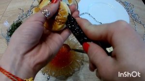 Профитроли для ленивых с крабовой начинкой