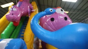 Надувной батут "Дракончик", размер 10*9*6,5 м - видео обзор